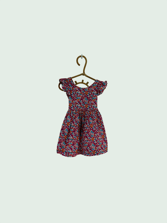 Dress floral by Jacadi - Size 12 months