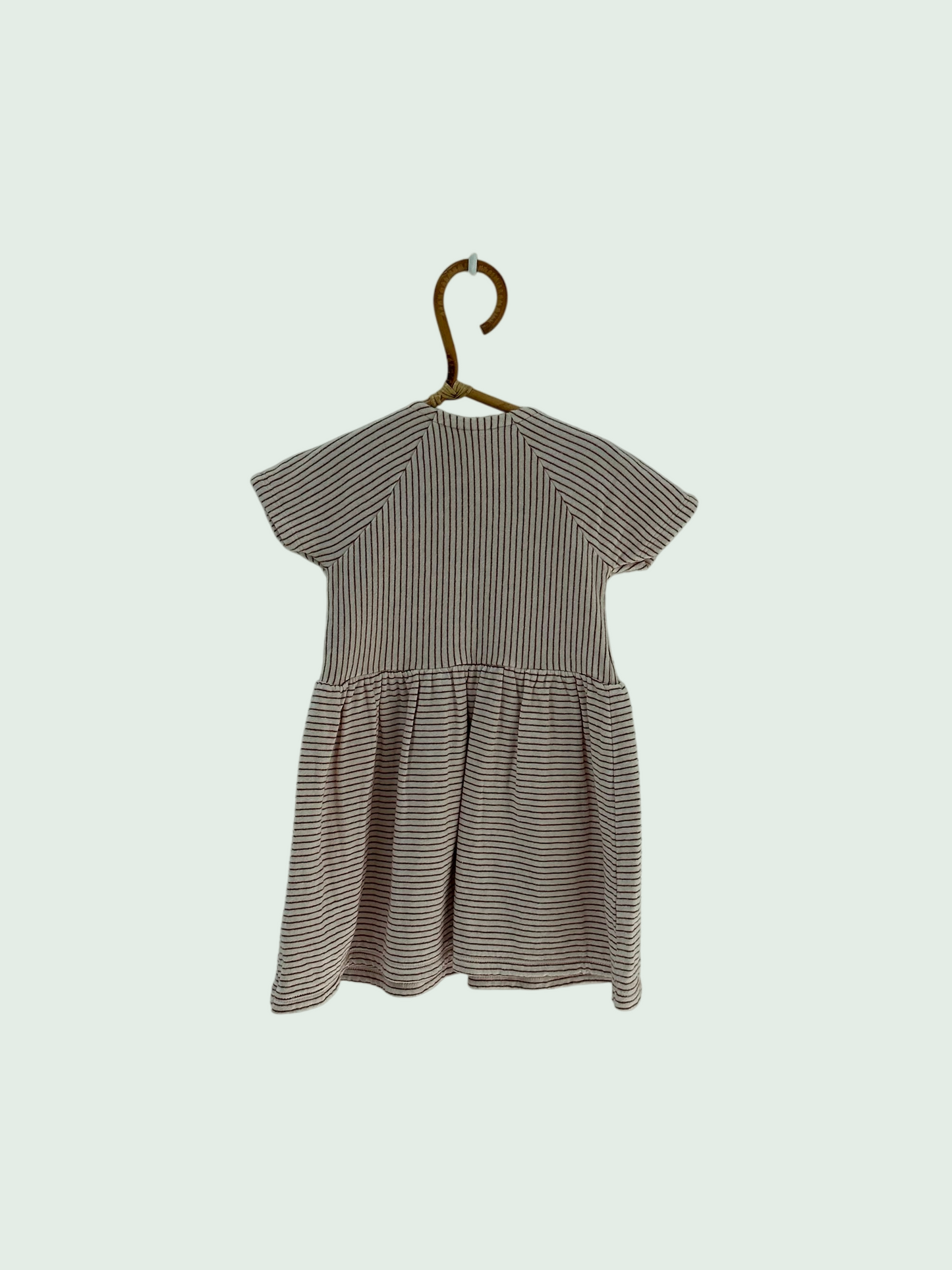 Dress striped red by Petit Bateau - Size 12 months